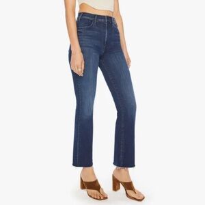 MOTHER Women's Flare Jeans in Dark Blue